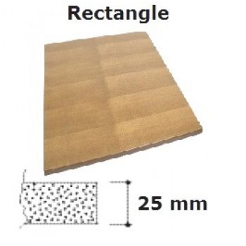 Ash Veneer Table Top - 1200x700mm Oblong - Dimensions