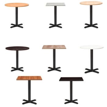 Indian Restaurant Table - Antonio Value Range Commercial Dining Tables | Black, Wenge, Medium Walnut, Oak, and White