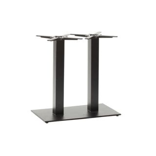 Mocha Twin Dining Table Base in Black