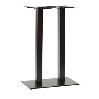 Mocha Twin Poseur Table Base in Black