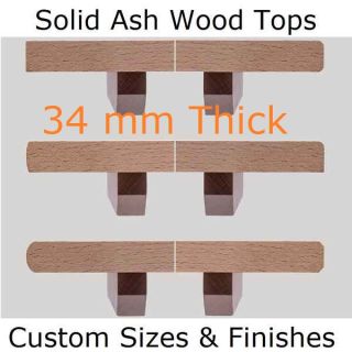34mm Thick Custom Made Wooden Table Tops - Barrel / Driftwood / Jetty & More