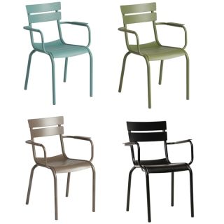 Star Industrial Style Metal ArmChairs