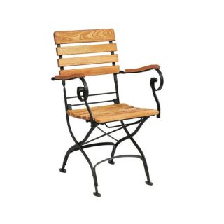 Arch Parade Outdoor Folding Arm Chairs - Robinia Wood