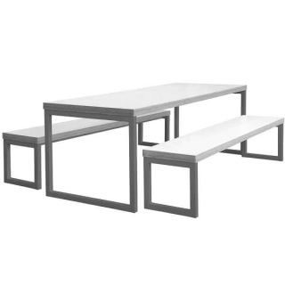 Axiom Table / Bench Seating Set for Restaurants & Bars - See colours