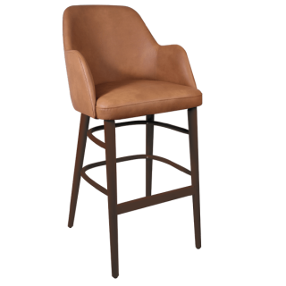 Harland Bruciato Leather Chairs