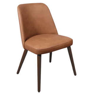 Harland Bruciato Leather Chairs