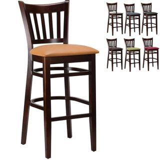* Sale * Houston Stock High Pub Stools - Walnut / See Seat Colours