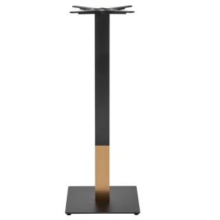 Boston Sleek - Black and Gold - Small Square - Bar Height