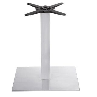 Baltimore Square Extra Large Dining Table Base - Brushed Steel
