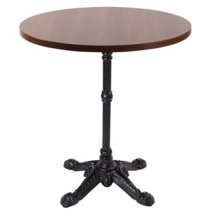Bistro Round Dining or Bar Tables for restaurant or cafe in Medium Walnut