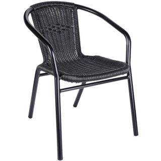 Carmen Weave Outdoor Chairs - Black