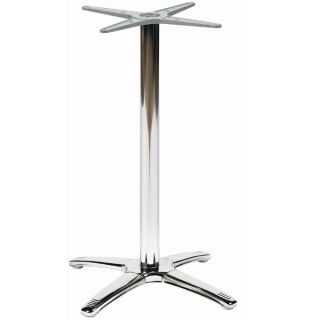 Breeze Poseur Bistro Bar Table Legs - Stainless Steel