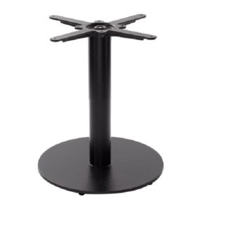 Breva Medium Round Table Bases in Black