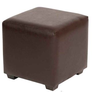 Brown Cube Low Stools
