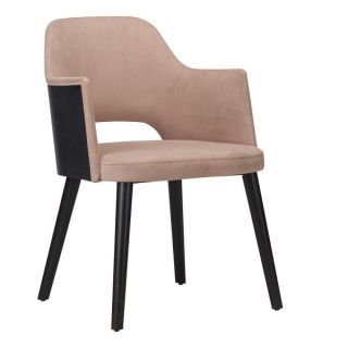 The Cirrus Dining chairs with arms and Onset Veneer Back