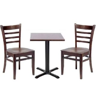 Dallas Stock Coffee Shop 2 People Dining Table & Chairs Set