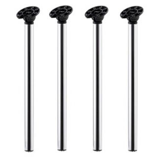 Multi Chrome Foldable Table Legs - Set of 4 - Dining Height