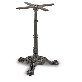 Classic Ornate 3 Leg Medium Cast Iron Table Base - Dining