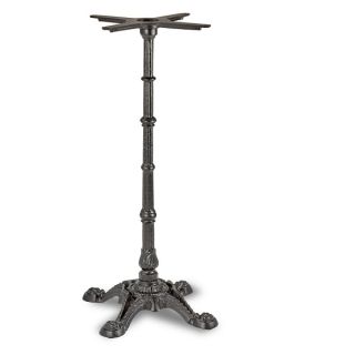 Cast Iron Table Base for High Tables - Decorative Ornamental Design