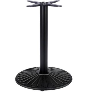 SK2 Crewe Medium Dining Table Base - Black Cast Iron