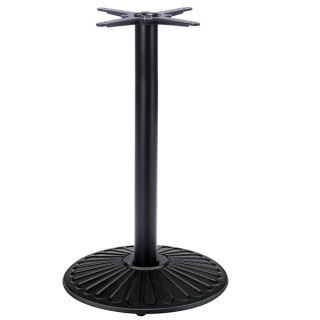 SK2 Crewe Round Medium Counter Table Base - Black Cast Iron