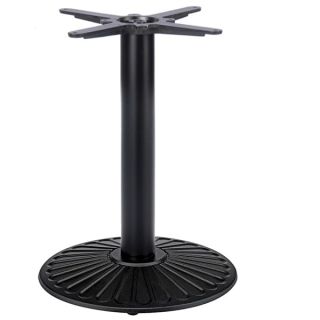 SK1 Crewe Round Small Coffee Table Base - Black Cast Iron
