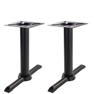 Black Samson B4 Coffee Double Table Legs - Cast Iron