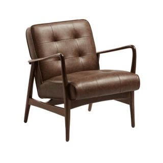 Darwen Lounge Armchair - Vintage Brown