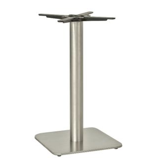 Dice Square Dining Table Bases - Brushed or Polished