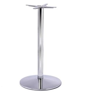 Chrome TB-22 Poseur Height Medium Pedestal Table Base