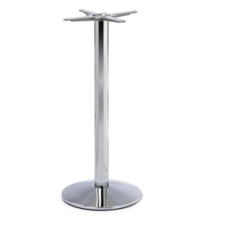 Dome AC Small Tall Bar Table Bases - Chrome