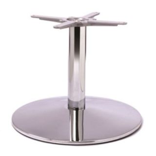 Chrome TB-22 Coffee Height Pedestal Table Base Only