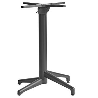DURANCE DELUX FOLDING DINING TABLE BASE - BLACK - ZA.6606TB