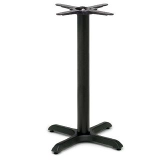 Durham Black Small Table Pedestal Legs - Cast Iron