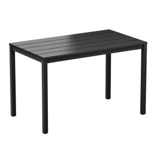 Eko Black Outdoor Tables - Rectangle