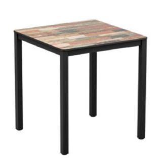 Ext Complete Tables: Reclaimed Beach Hut Wood Outdoor Dining Table