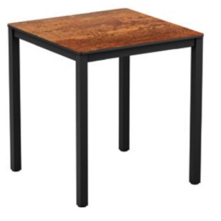 Ext Complete Vintage Copper Square Dining Table