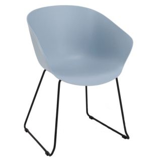 Farringdon Skid Chairs - Pastel Blue