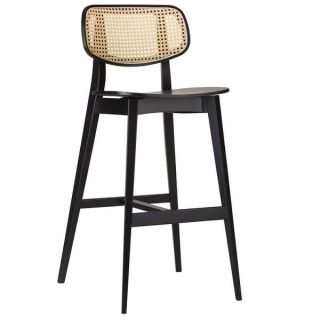 Gordona Satin Black High Stools | Elegant and High End