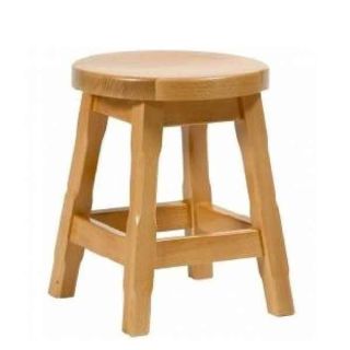 Galway Wooden Low Stool - Natural