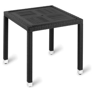 Geneva Weave No Wood Square Top Outdoor Tables - Square