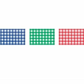 Gingham Indoor / Outdoor Table Tops - See Sizes
