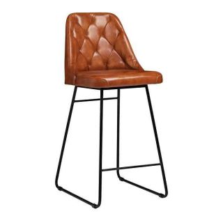 Harland Leather Bar Stools - See Colours