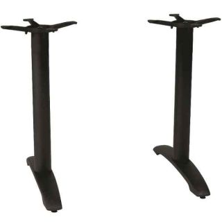 Black HK3 Twin Dining Table Legs