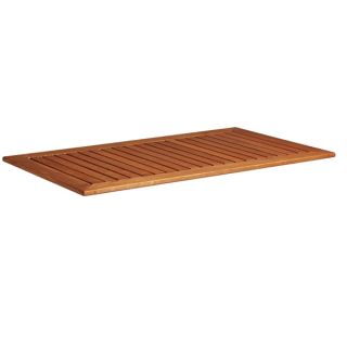 Robinia Slatted Outdoor Wood Top - Rectangle