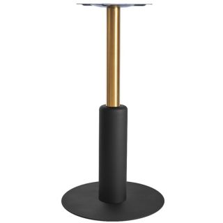Modern Black Table Base in Dining or Poseur Height
