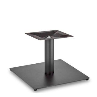 Black Steel Square Table Base - Robust & Sturdy
