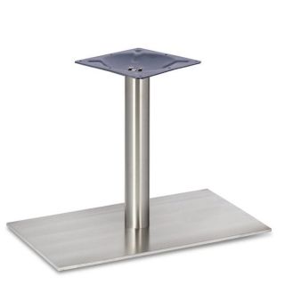 Profile Brushed Steel Rectangle Lounge Table Base - Robust & Elegant