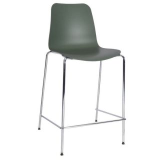 Malmo Mid Height Stool Chrome Frame