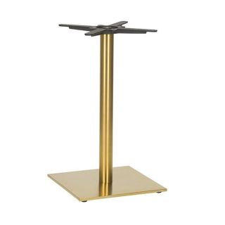Midas Brass Small Square Table Bases – Dining Height | Stylish Brass Dining Table Base